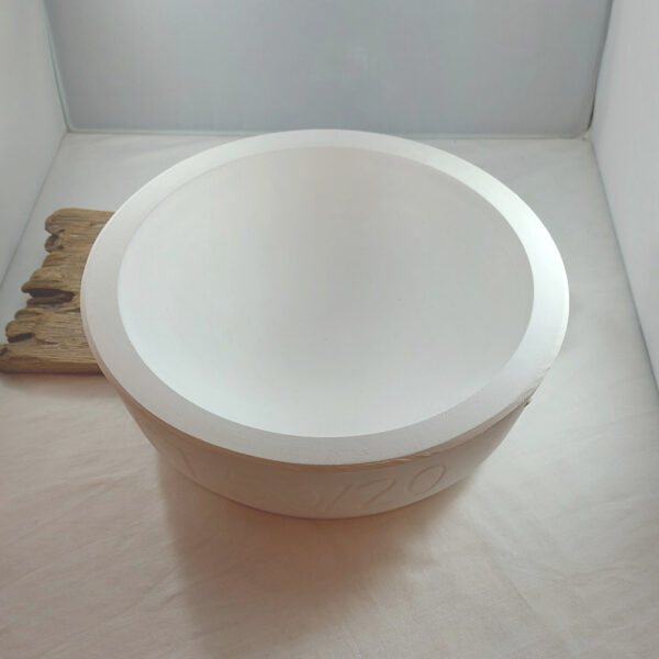 Gipsform 3045 Linse kvætseform gips form stentøjs ler skål 23 cm