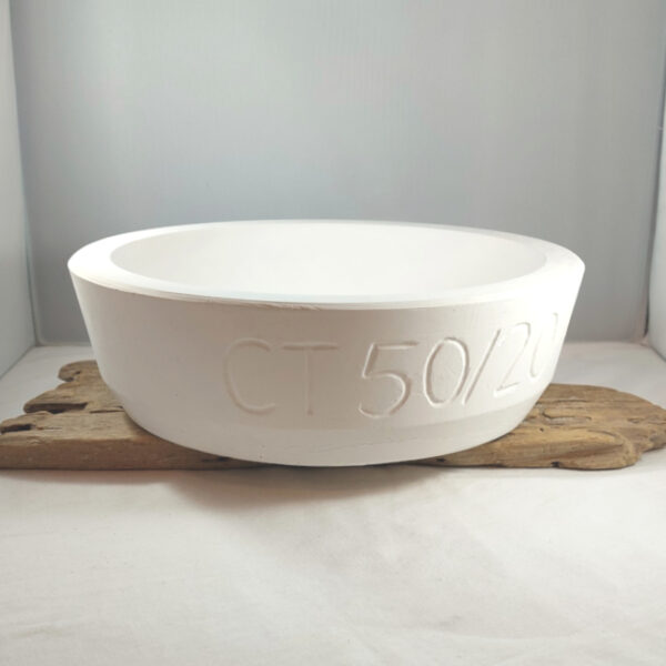 Gipsform 3045 Linse kvætseform gips form stentøjs ler skål 23 cm