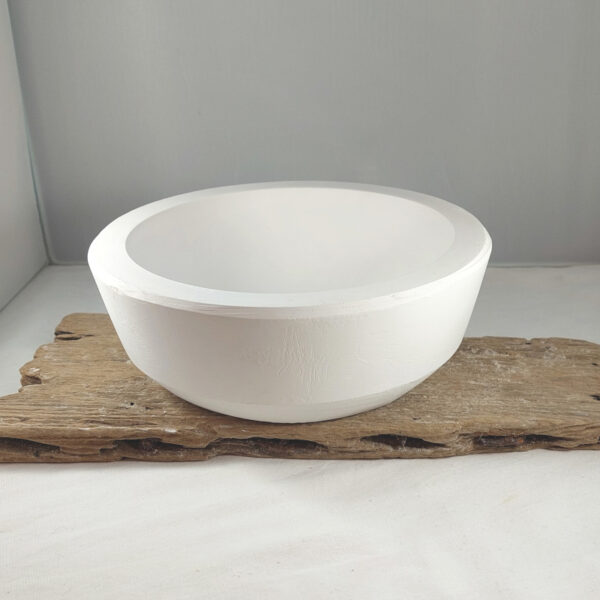 Gipsform 3047 Linse kvætseform gips form stentøjs ler skål 18 cm