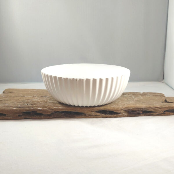 Gipsform 3329 over form overform buet mønster ler stentøjsler skål