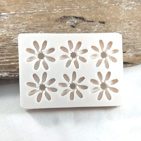 Blomster - Form i silikone til ler (nr. 24)