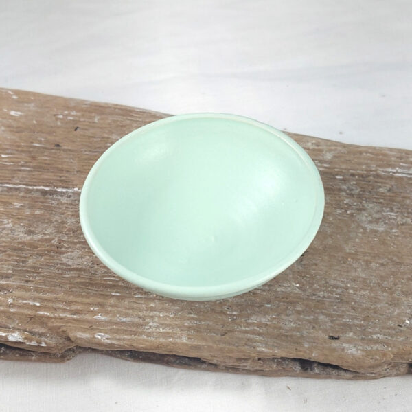 190 - Pastel Mint mat 'dyppeglasur'