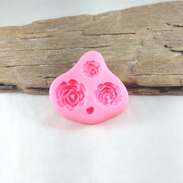 Små Roser - Form i silikone til ler (nr. 34)
