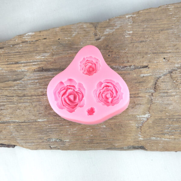 Små Roser - Form i silikone til ler (nr. 34)