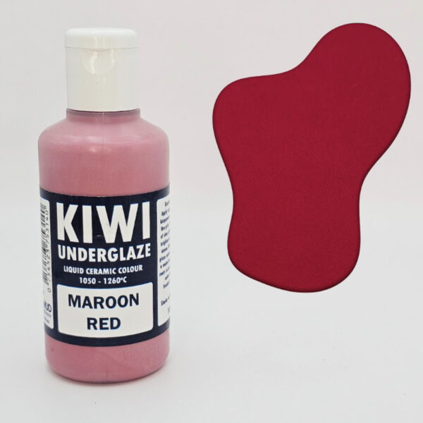 Kiwi - Maroon Red 'underglasur'