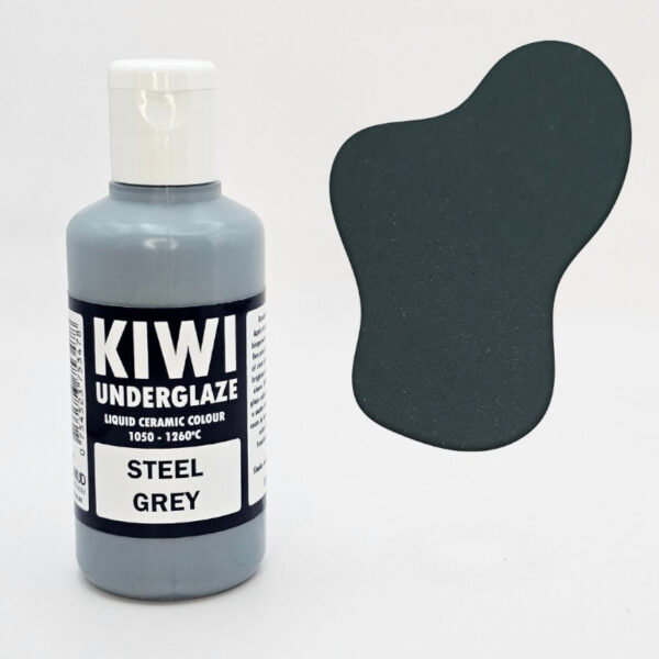 Kiwi - Steel Grey 'underglasur'
