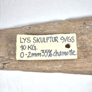 10 kg. Lys skulptur stentøjsler 35%